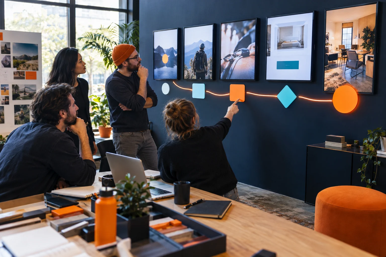 Team optimizing a connected website conversion journey