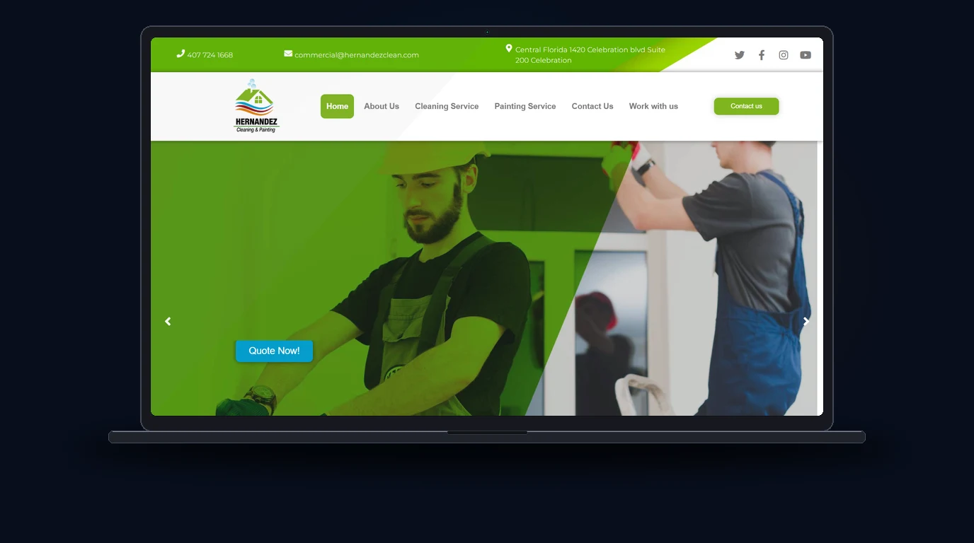 Green Solutions Landscaping - Landscaping & Outdoor Living Website Mockup