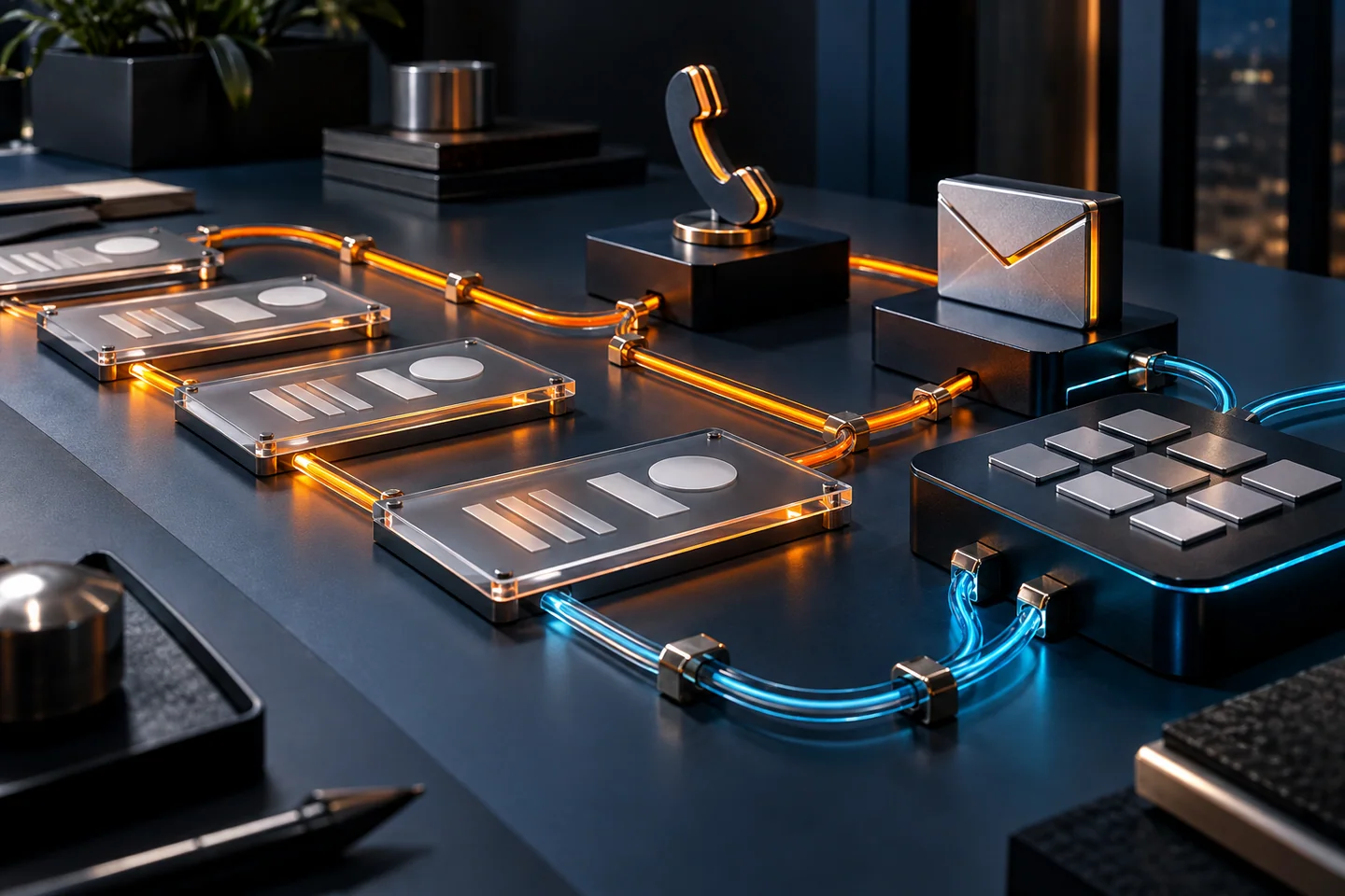 Physical CRM automation routing workflow