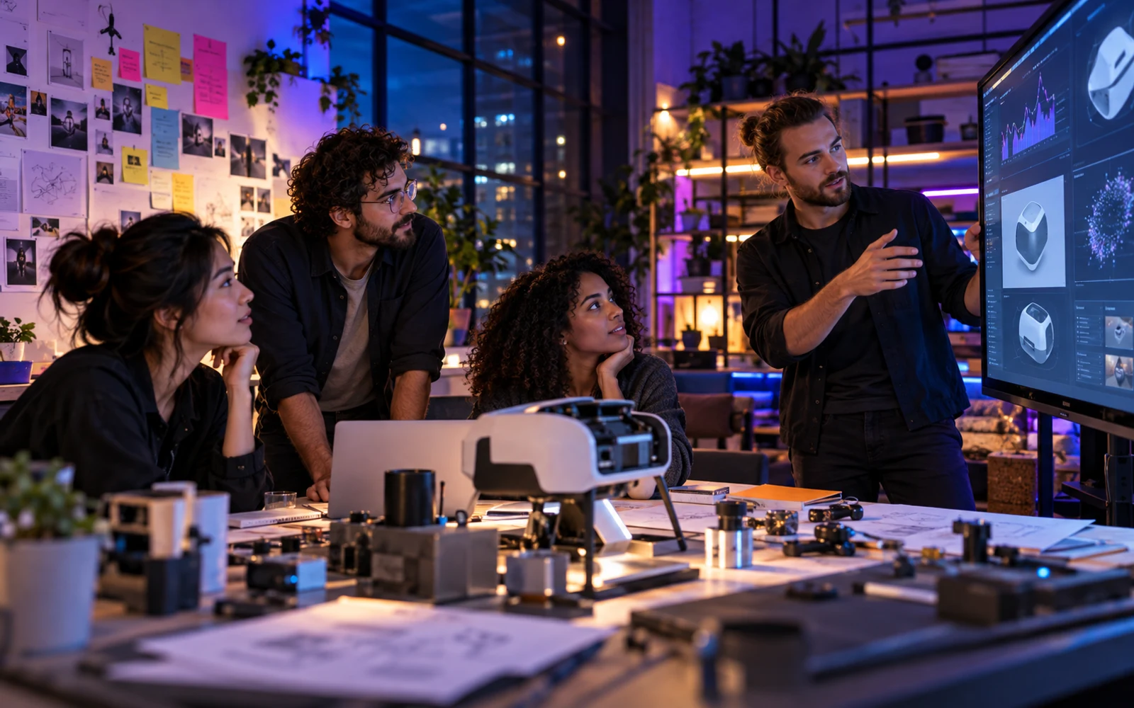Fundadores revisando señales de lanzamiento y crecimiento