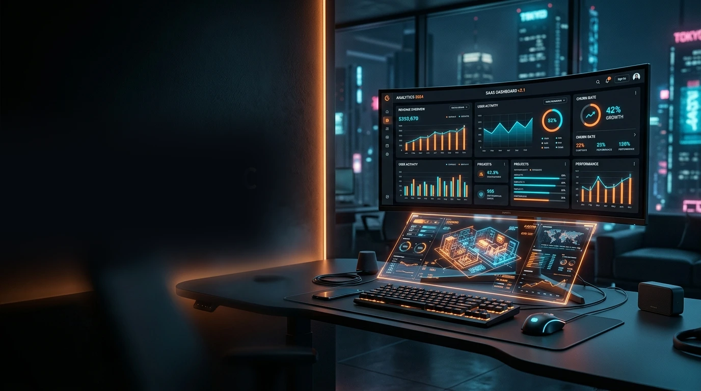 Dashboard SaaS Empresarial y Analítica Cloud